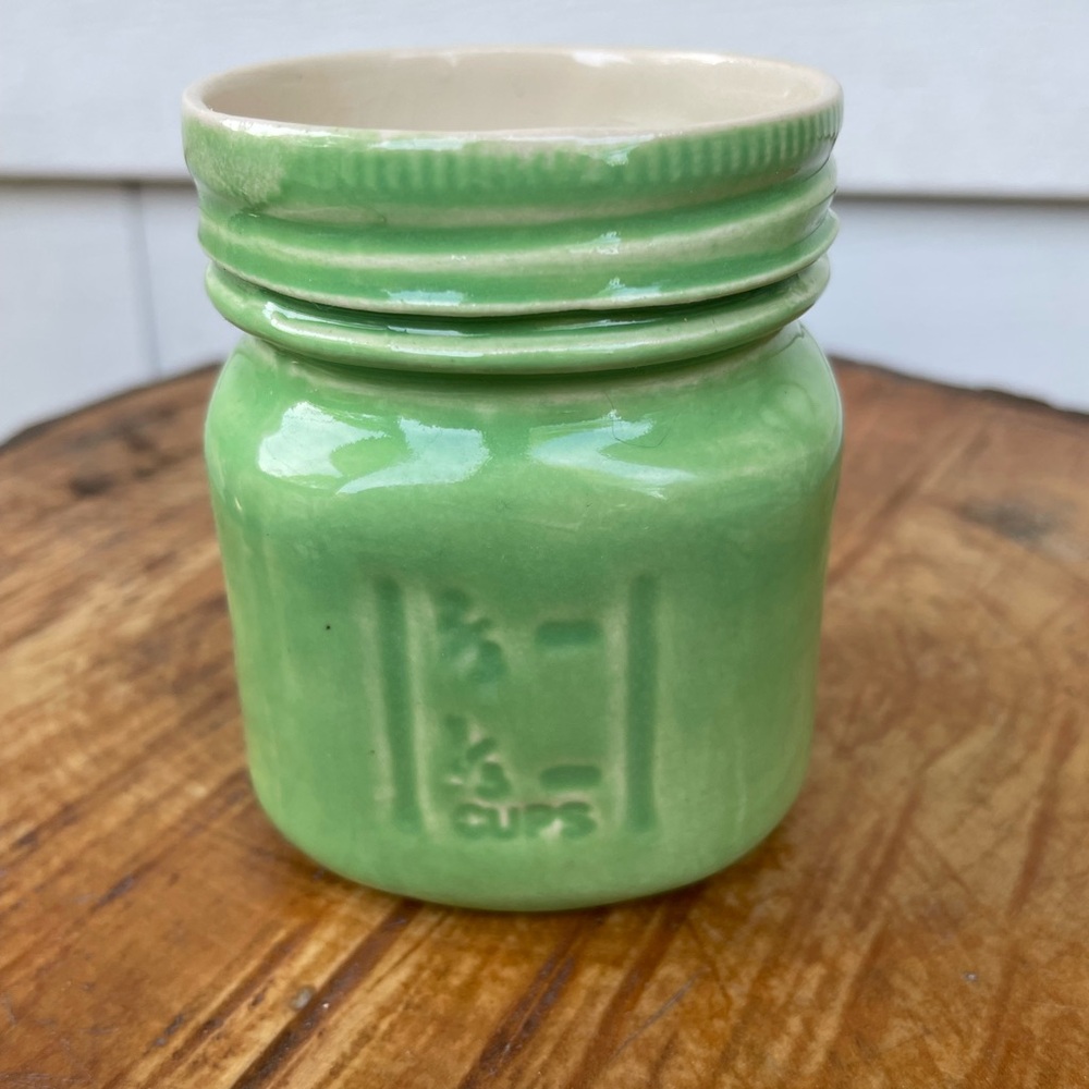 Small Stoneware Mason Jar - Picture 3 of 7